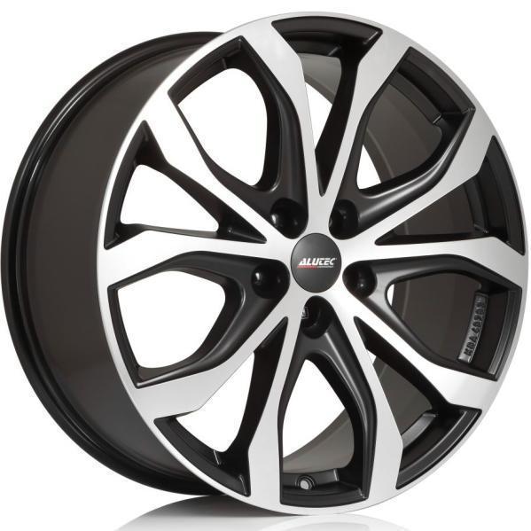Диски Alutec W10X 8x18 5*127 ET53 DIA71.6 Racing black front polished Литой