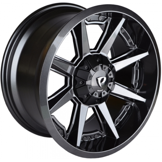 Диски Powcan BK819 9x18 6*135 ET20 DIA106.1 Pearl Black Литой