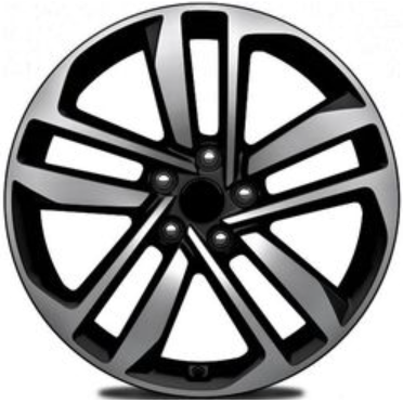 Диски Khomen KHW 1612 6.5x16 5*114.3 ET43 DIA67.1 Black-FP Литой