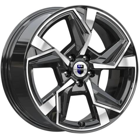 Диски K&K Кайан 7.5x18 5*110 ET37 DIA65.1 Алмаз черный Литой