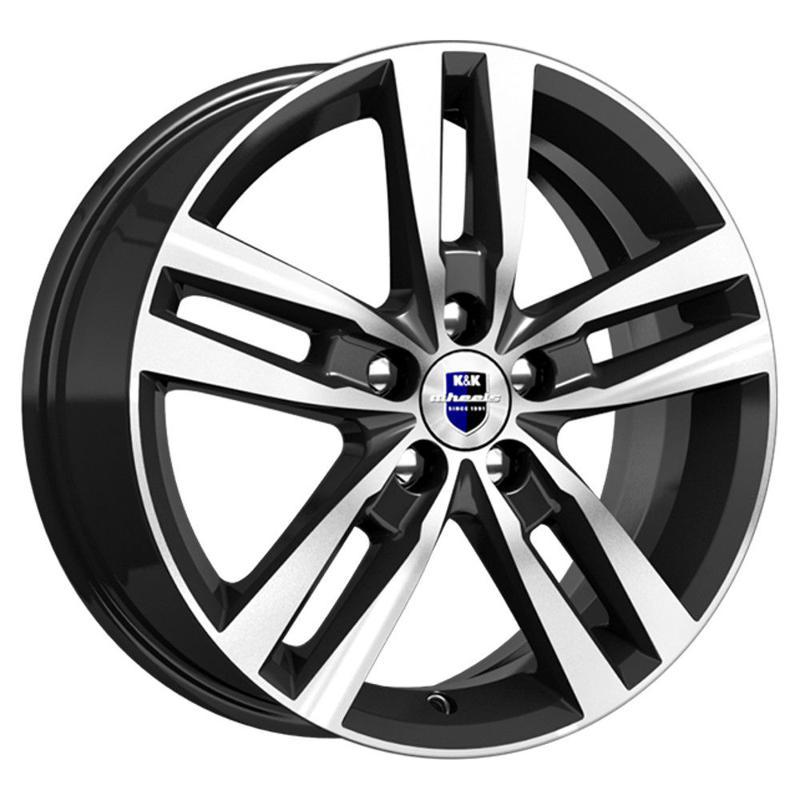 Диски K&K Rassvet 6.5x16 5*114.3 ET45 DIA66.1 Алмаз черный SK Литой