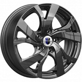 Диски K&K Палермо 6.5x16 5*100 ET38 DIA67.1 Черный Литой