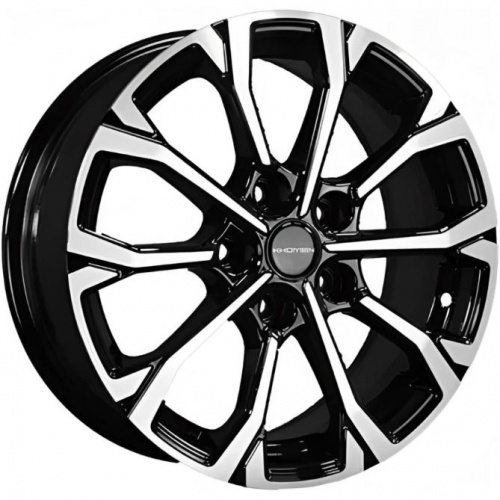 Диски Khomen KHW 1605 6.5x16 5*114.3 ET47 DIA66.1 Black-FP Литой