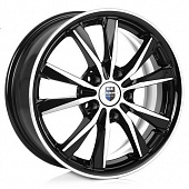 Диски K&K Спайдер 6.5x16 5*100 ET55 DIA56.1 Алмаз черный Литой