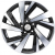 Диски Khomen KHW 1801 7.5x18 5*108 ET40 DIA60.1 Black-FP Литой Диски Khomen KHW 1801 7.5x18 5*108 ET40 DIA60.1 Black-FP Литой