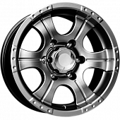 Диски K&K Байконур 8x16 6*139.7 ET20 DIA108.6 Дарк платинум Литой