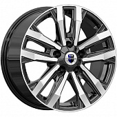 Диски K&K Мичиган 8x18 5*130 ET56 DIA71.6 Алмаз черный Литой