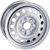 Диски Trebl X40001 6x16 4*100 ET52 DIA54.1 Silver Штампованный