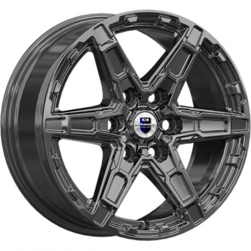 Диски K&K Дистрикт 8x18 6*139.7 ET30 DIA106.1 Черный Литой