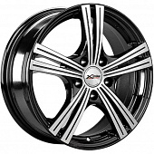 Диски X'trike X-112 6.5x16 5*100 ET45 DIA67.1 BKFP Литой