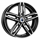 Диски K&K Sayan 6x16 5*110 ET45 DIA63.3 Алмаз черный Литой
