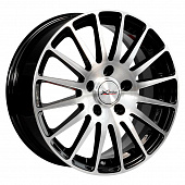 Диски X'trike X-128 6.5x16 5*108 ET43 DIA67.1 BKFP Литой