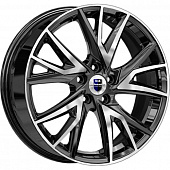 Диски K&K Кайлас 6.5x18 5*114.3 ET48 DIA67.1 Алмаз черный Литой