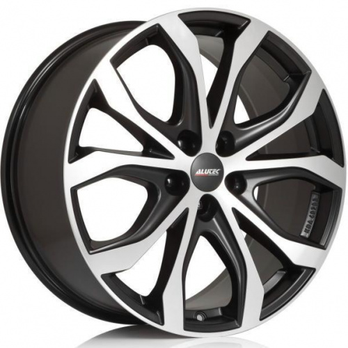 Alutec W10X 8x18 5*127 ET53 DIA71.6 Racing black front polished Литой