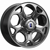 Диски K&K Линкс 7x16 5*139.7 ET35 DIA108.6 Дарк платинум Литой