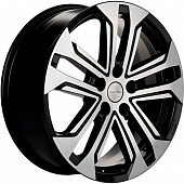 Диски Khomen KHW 1803 7x18 5*114.3 ET50 DIA54.1 Black-FP Литой