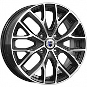 Диски K&K Лилиом 6x16 4*108 ET37.5 DIA63.3 Алмаз черный Литой