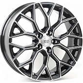 Диски RST R198 6.5x18 5*114.3 ET45 DIA66.6 BKFP Литой